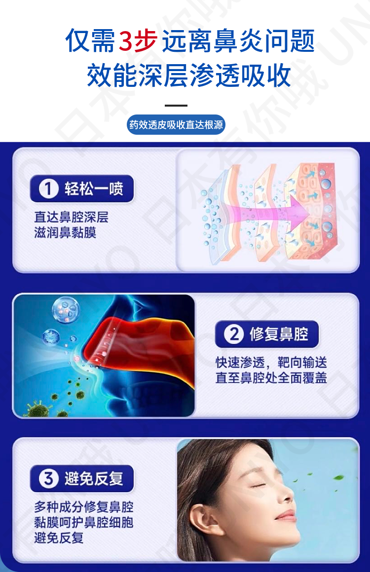 【日本直邮】DAIICHI-SANKYO第一三共 AG过敏性鼻炎塞流水涕喷剂喷雾 15ml保湿滋润 M型 季节性过敏 缓解鼻炎
